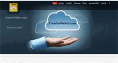 Desktop Screenshot of creadorwebcr.com